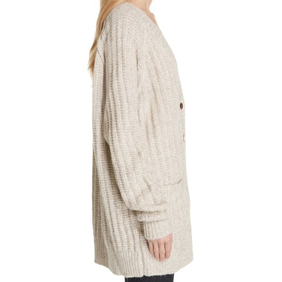 NICHOLAS Chunky Knit Alpaca Sweater Cardigan - Picture 2 of 14